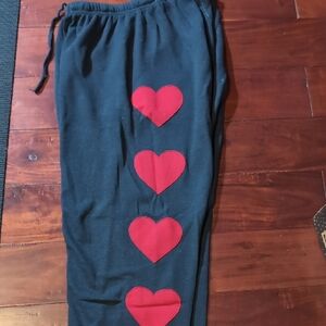 Adult Aviator Nation Heart Stitch Sweatpants (L)
